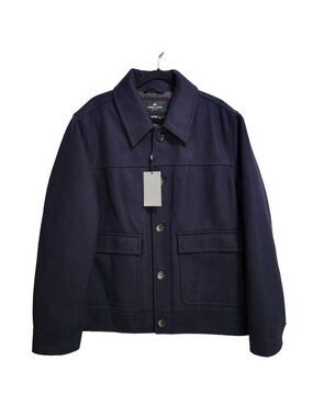 Men's Andrew Marc‎ Navy Wool Blend Jacket XL